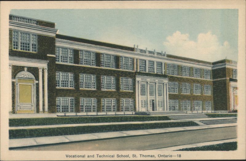 Vocational and Technical School, St. Thomas, Ontario Canada