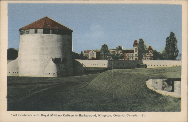 Fort Frederick with Royal Military College, Kingston, ON Canada