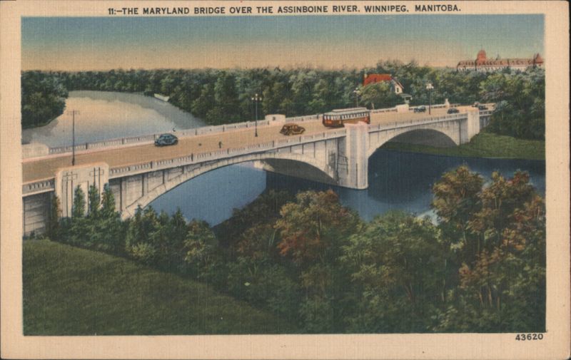 Maryland Bridge, Assiniboine River, Winnipeg MB Canada