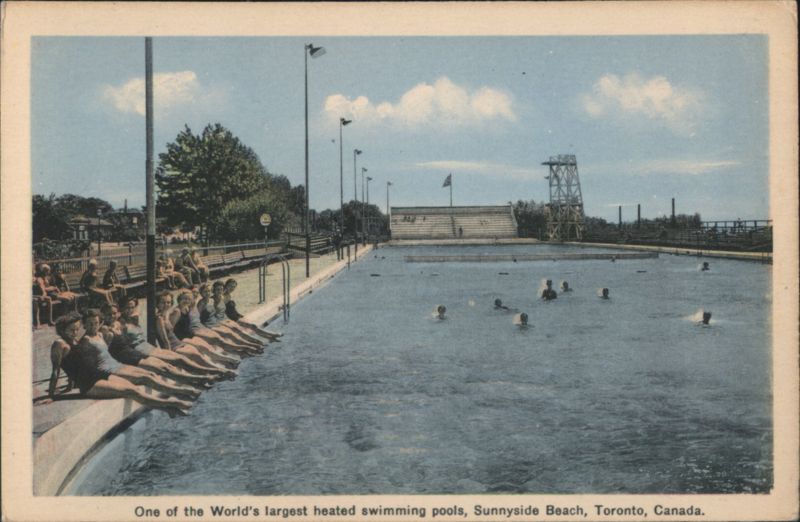 World's Largest Heated Swimming Pools, Sunnyside Beach Toronto Canada