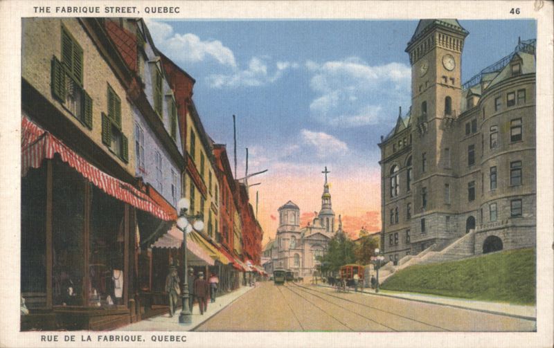 Fabrique Street, Quebec QC Canada