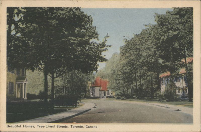 Beautiful Homes, Tree-Lined Streets Toronto Canada