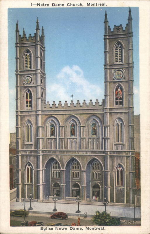 Notre Dame Church, Montreal QC Canada Quebec