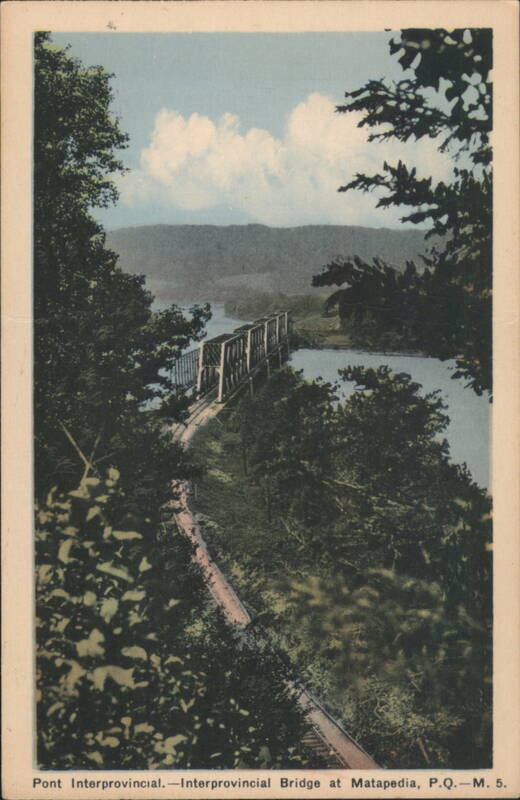 Interprovincial Bridge at Matapedia, PQ Canada Quebec