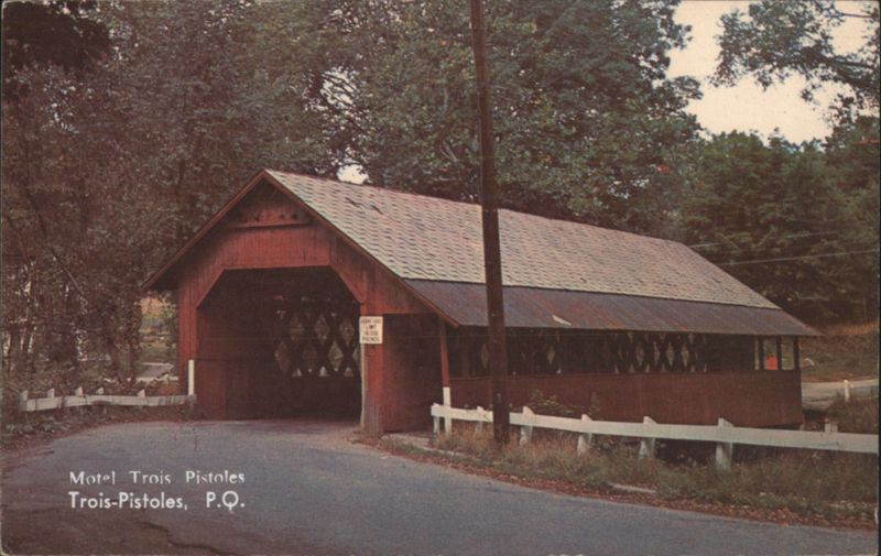Motel Trois Pistoles Covered Bridge Trois-Pistoles QC Canada