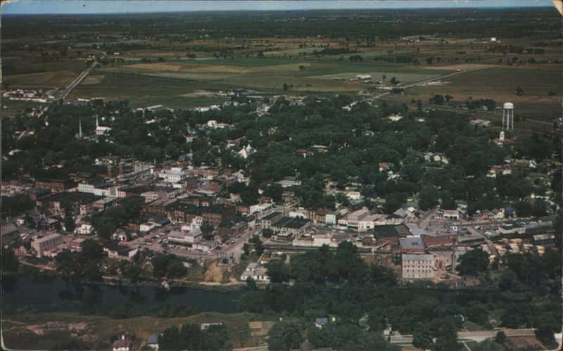 Aerial View of Napanee ON Canada Ontario
