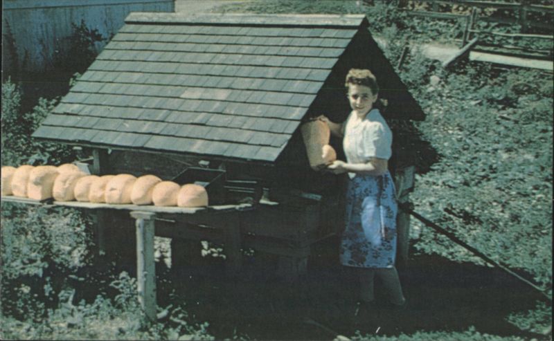 Open Oven Baking Loaves, Gaspé Peninsula QC Canada