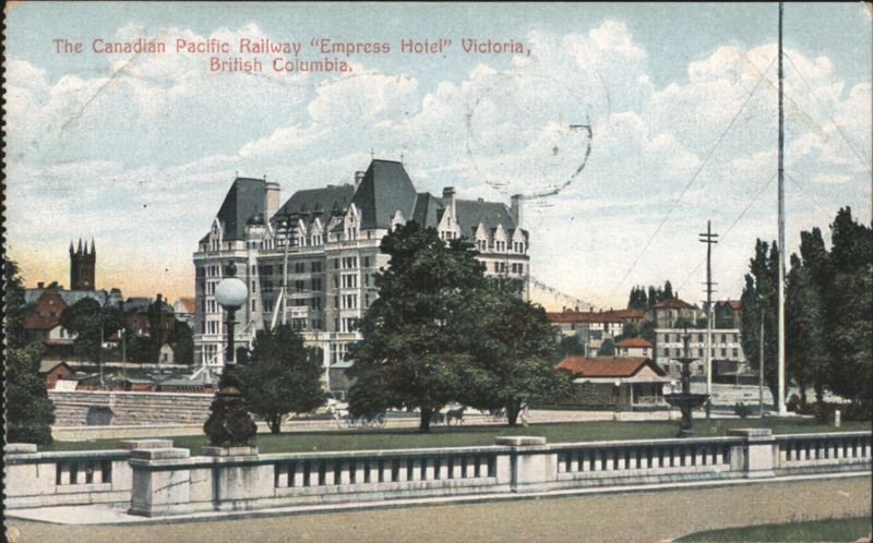 Canadian Pacific Railway Empress Hotel Victoria BC Canada