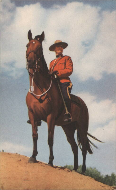 RCMP Officer on Horseback - Royal Canadian Mounted Police