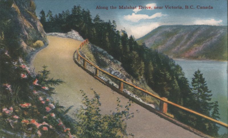 Along the Malahat Drive, near Victoria, B.C. Canada BC