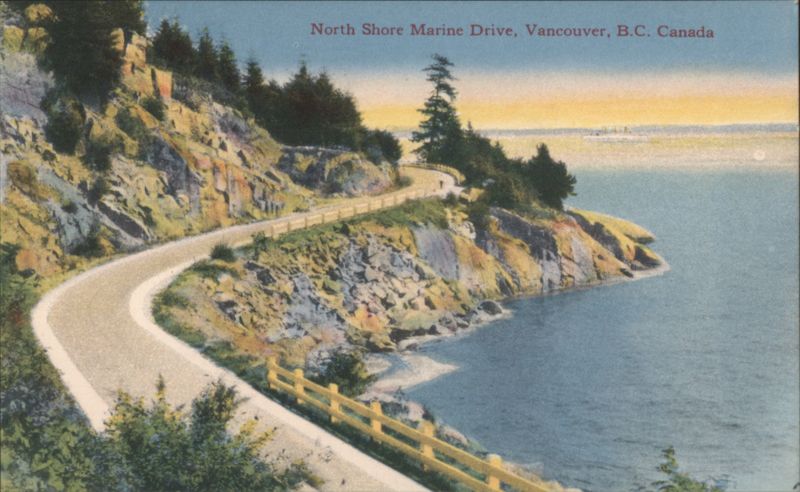 North Shore Marine Drive, Vancouver, BC Canada British Columbia