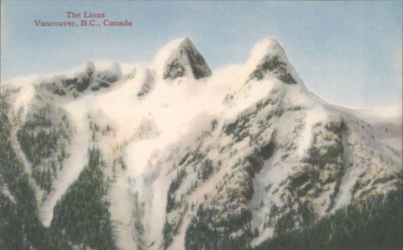 The Lions Mountains, Vancouver, BC Canada British Columbia