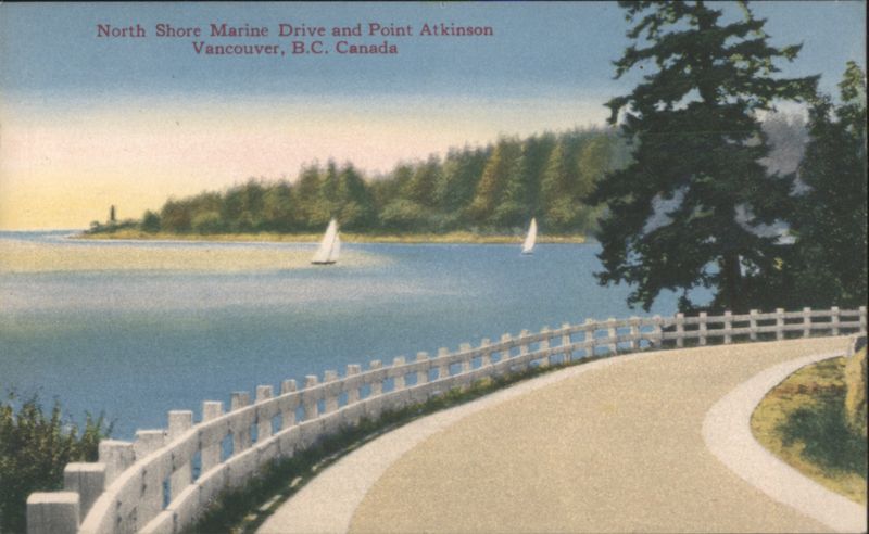 North Shore Marine Drive and Point Atkinson Vancouver BC Canada