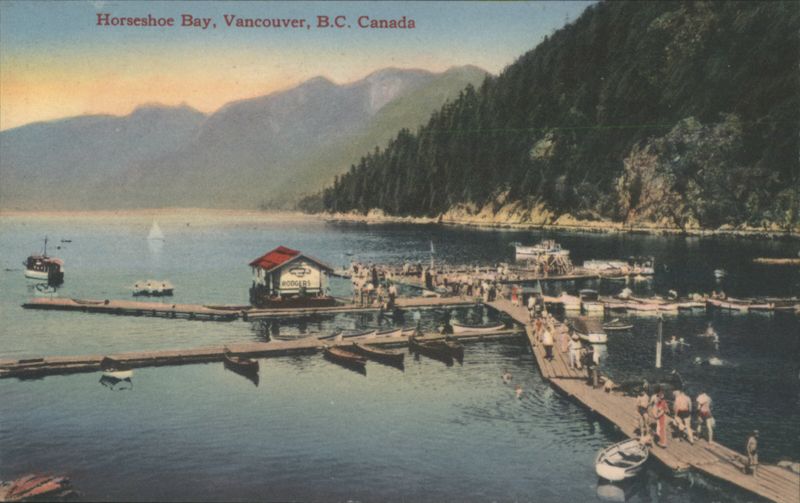 Horseshoe Bay, Vancouver, BC, Canada - Docks & Mountains