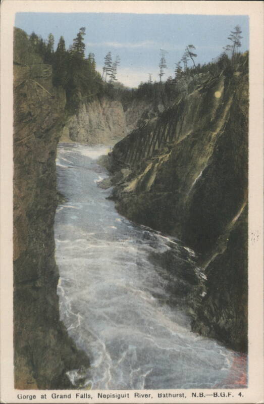 Gorge at Grand Falls, Nepisiguit River, Bathurst, NB Canada