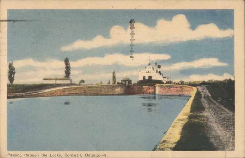 Passing through the Locks Cornwall ON Canada Ontario