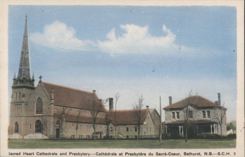 Sacred Heart Cathedral and Presbytery Bathurst NB Canada