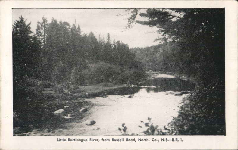Little Bartibogue River, Russell Road, NB Canada New Brunswick