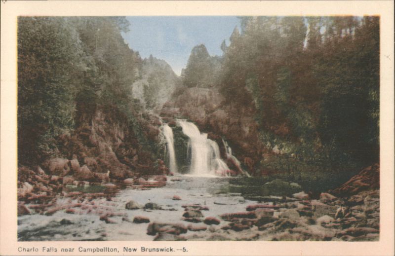 Charlo Falls near Campbellton, New Brunswick NB Canada