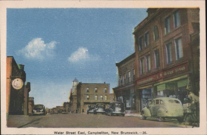Water Street East, Campbellton, New Brunswick NB Canada
