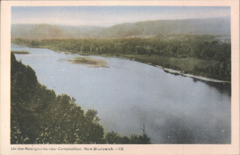 Restigouche River near Campbellton, New Brunswick NB Canada
