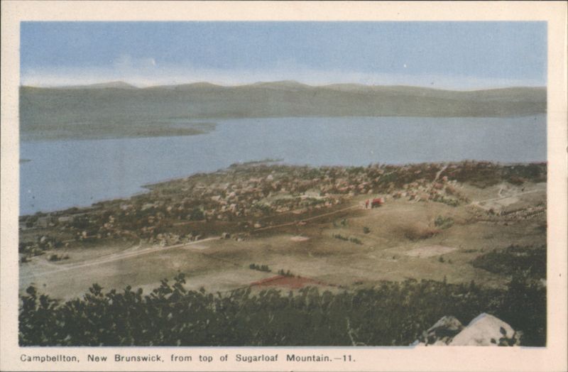 Campbellton, NB, from top of Sugarloaf Mountain Canada