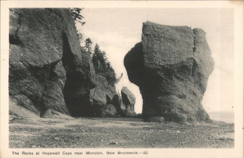 The Rocks at Hopewell Cape, Moncton, New Brunswick NB Canada