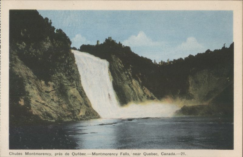 Montmorency Falls, near Quebec, Canada QC