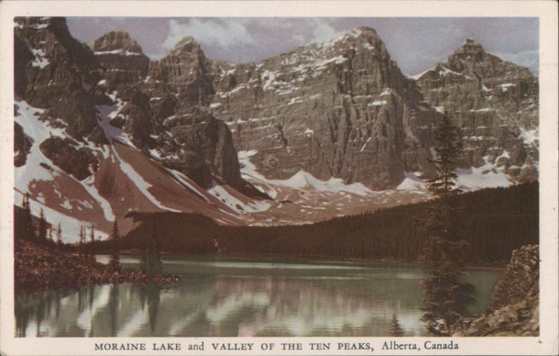 Moraine Lake and Valley of the Ten Peaks AB Canada