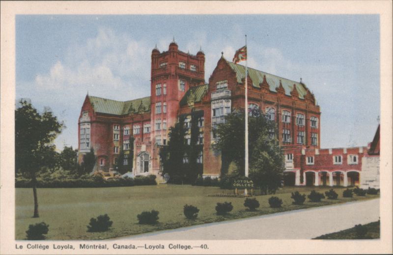 Loyola College, Montréal, Canada Misc. Canada