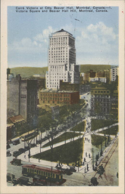 Victoria Square and Beaver Hall Hill, Montreal QC Canada
