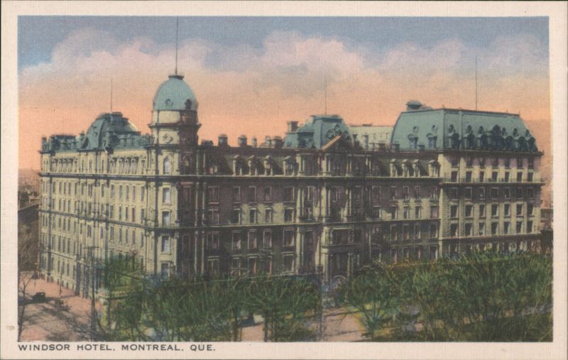 Windsor Hotel, Montreal QC Canada Quebec