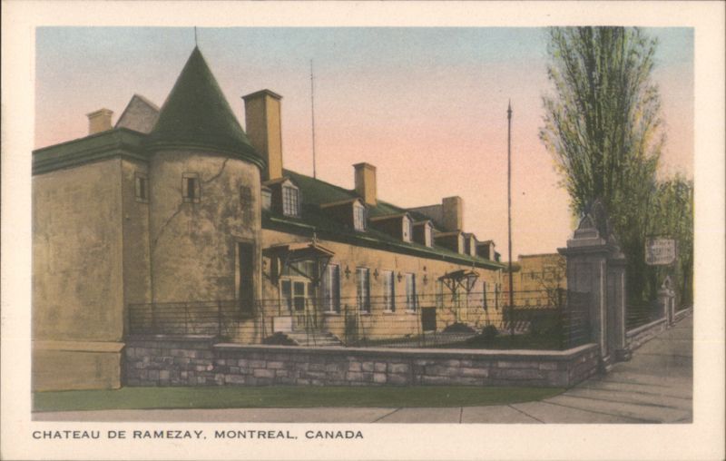 Chateau de Ramezay, historical museum Montreal QC Canada