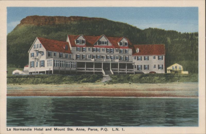 La Normandie Hotel and Mount Ste. Anne, Perce, QC Canada