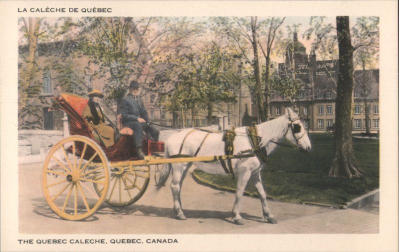 Quebec Caleche, Horse-Drawn Carriage, Quebec, QC Canada