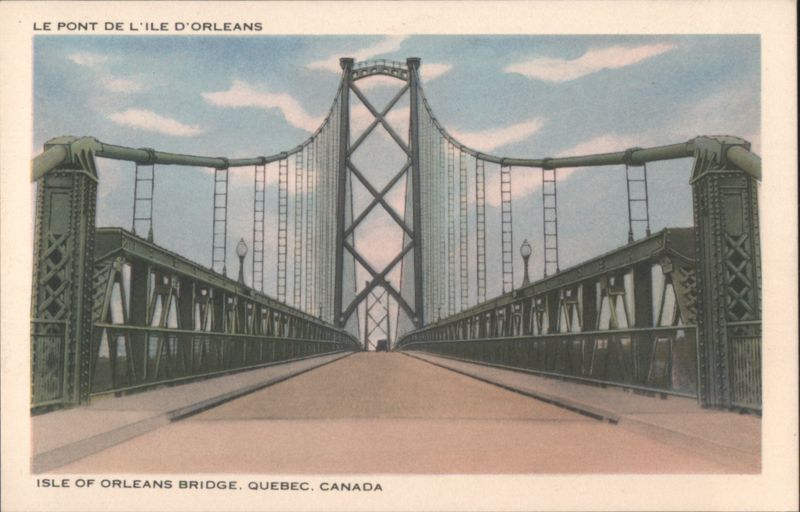 Isle of Orleans Bridge Quebec QC Canada