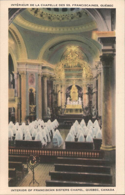 Franciscan Sisters Chapel Interior, Quebec, Canada QC