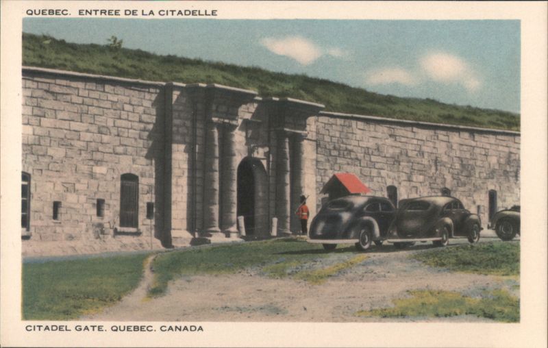 Citadel Gate, Entrée de la Citadelle Quebec QC Canada