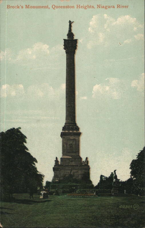 Brock's Monument, Queenston Heights, Niagara River Canada