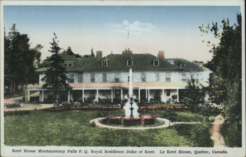 Kent House, Royal Residence Duke of Kent, Montmorency Falls Quebec QC Canada