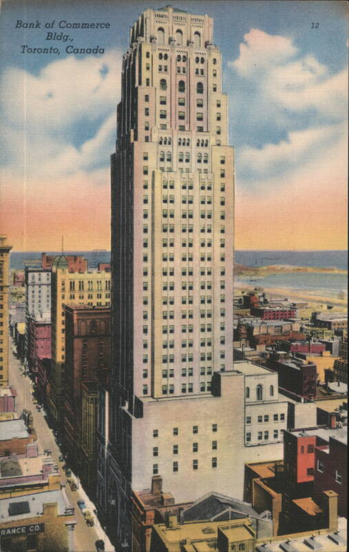 Bank of Commerce Bldg. Toronto Canada Ontario