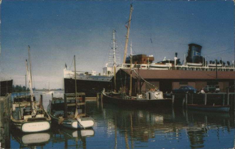 Yarmouth Waterfront Scene, S.S. Yarmouth NS Canada