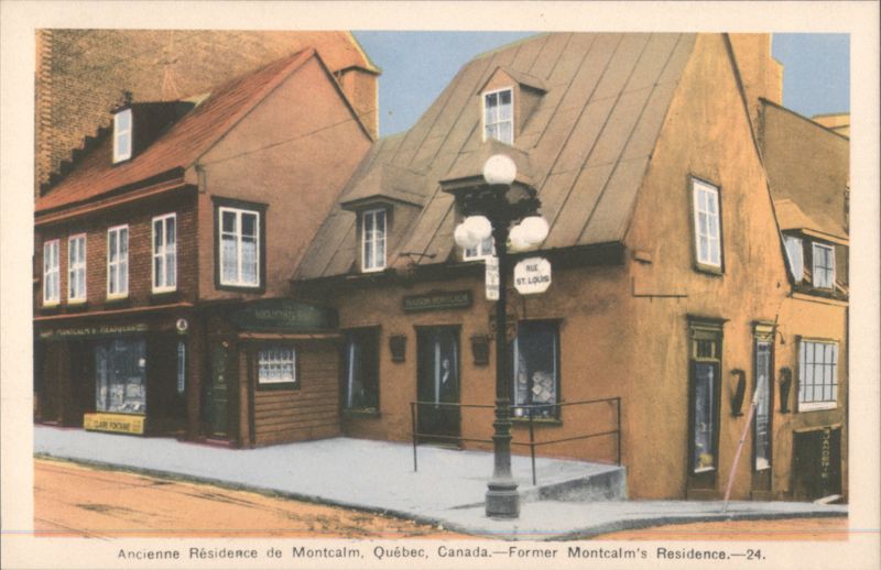 Montcalm's Residence, Rue St. Louis, Québec, Canada QC
