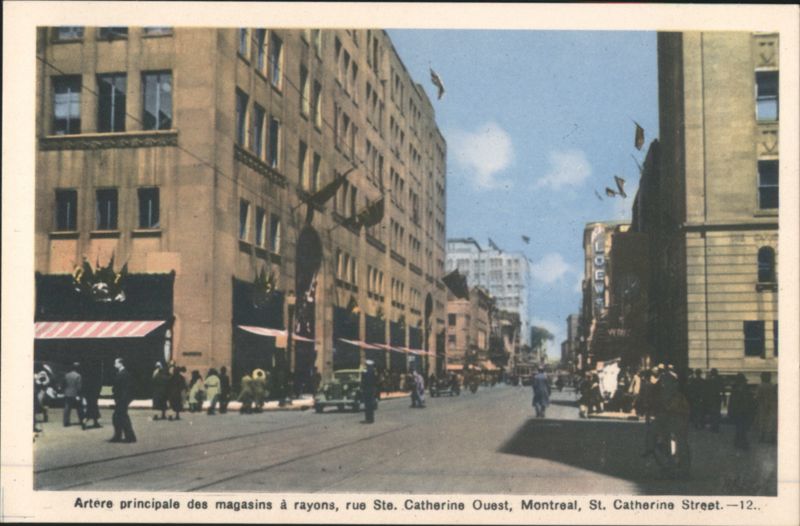 Main Department Stores, St. Catherine St. West, Montreal QC Canada