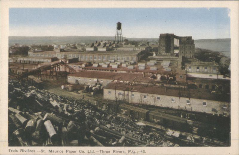 St. Maurice Paper Co. Ltd. Trois Rivières, QC Canada