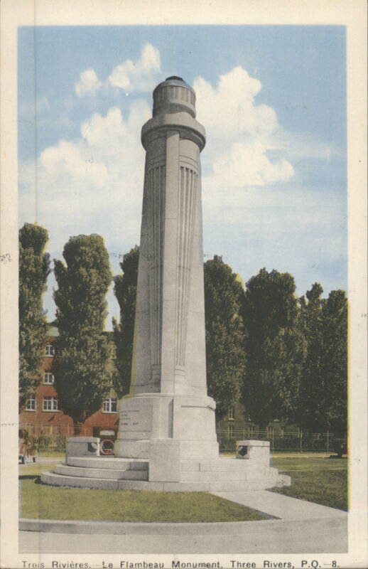 Le Flambeau Monument, Trois Rivières QC Canada Quebec