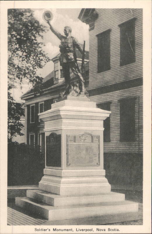 Soldier's Monument, Liverpool, NS Canada Nova Scotia