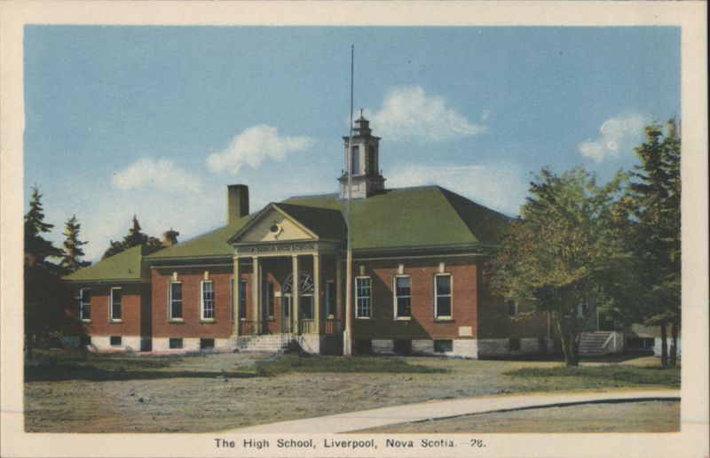 The High School, Junior-Senior, Liverpool, NS Canada