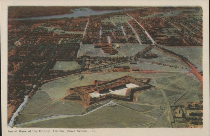 Aerial View of the Citadel Halifax NS Canada Nova Scotia