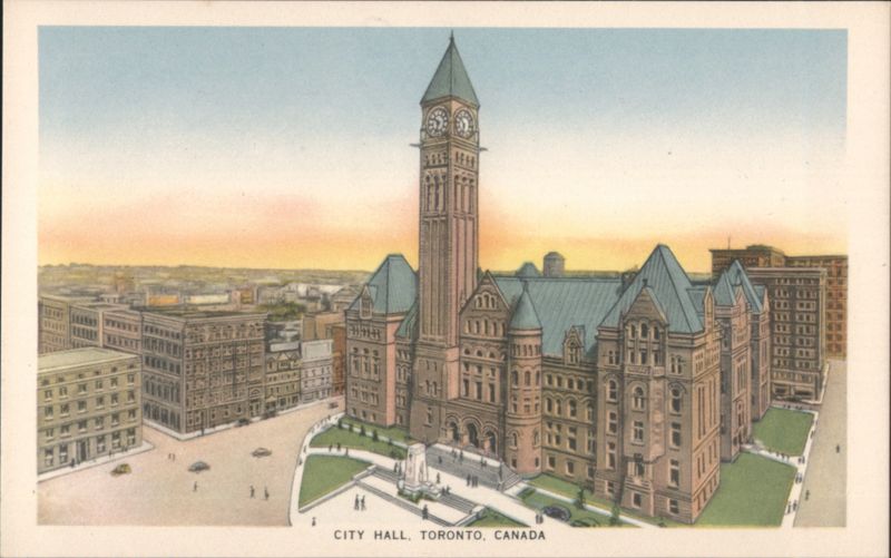 City Hall, Clock Tower, Toronto Canada Ontario